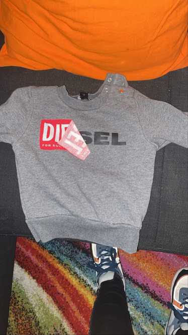 Diesel Grey kids logo sweater