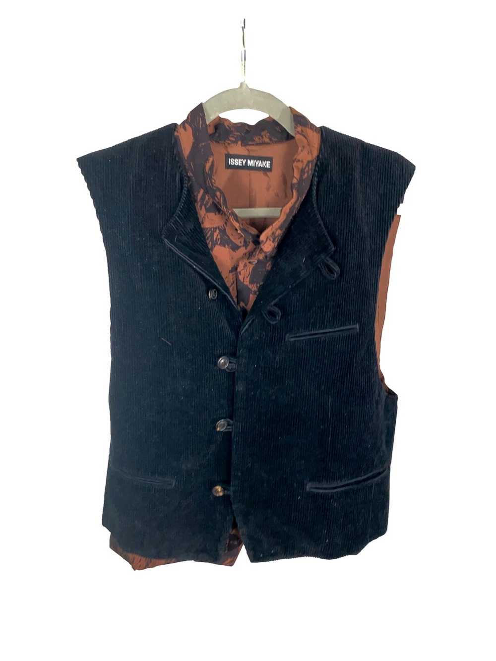 Issey Miyake 90s Andy Rose Curduroy Vest - image 1