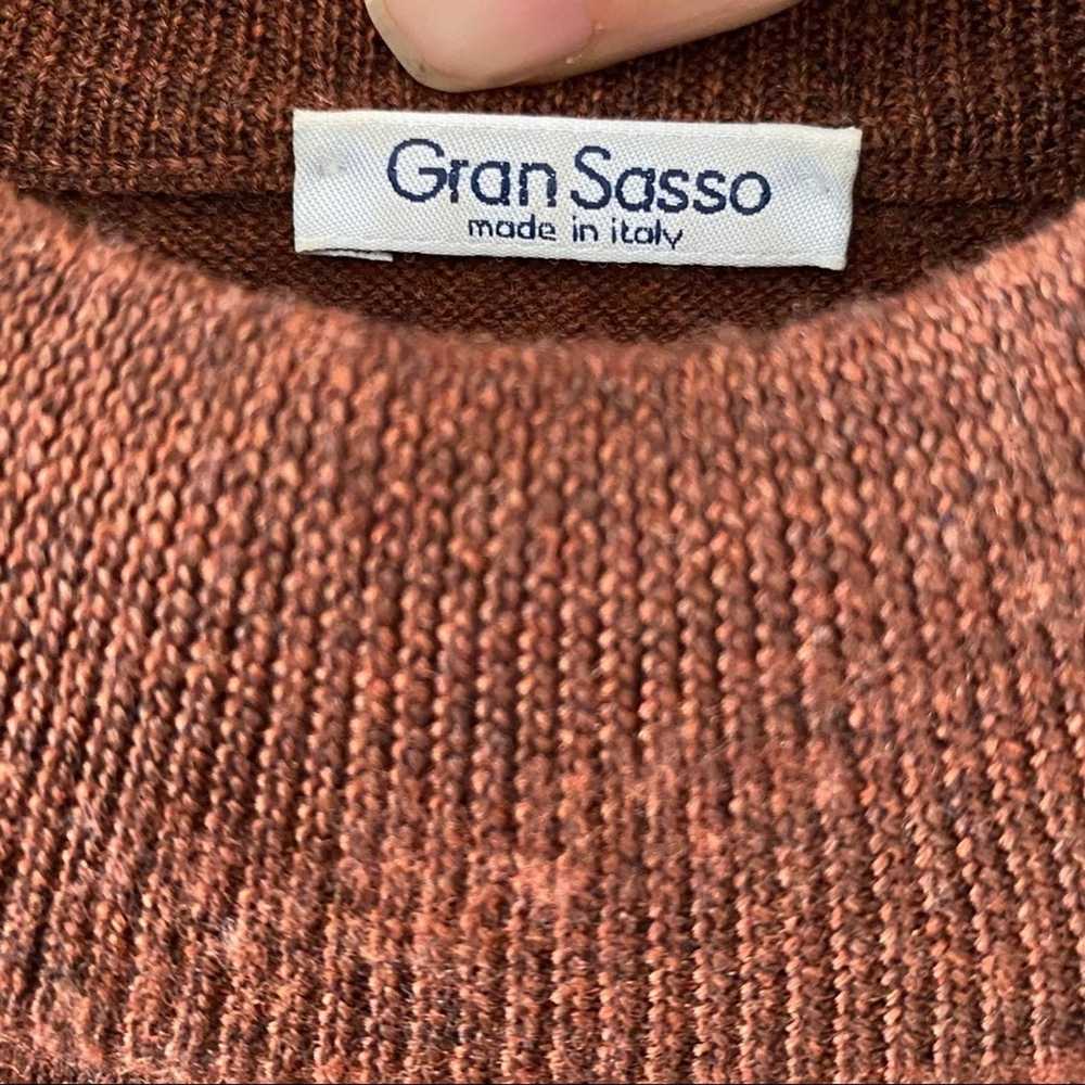 Gran Sasso Gran Sasso Italy Crew Neck Wool Sweate… - image 2