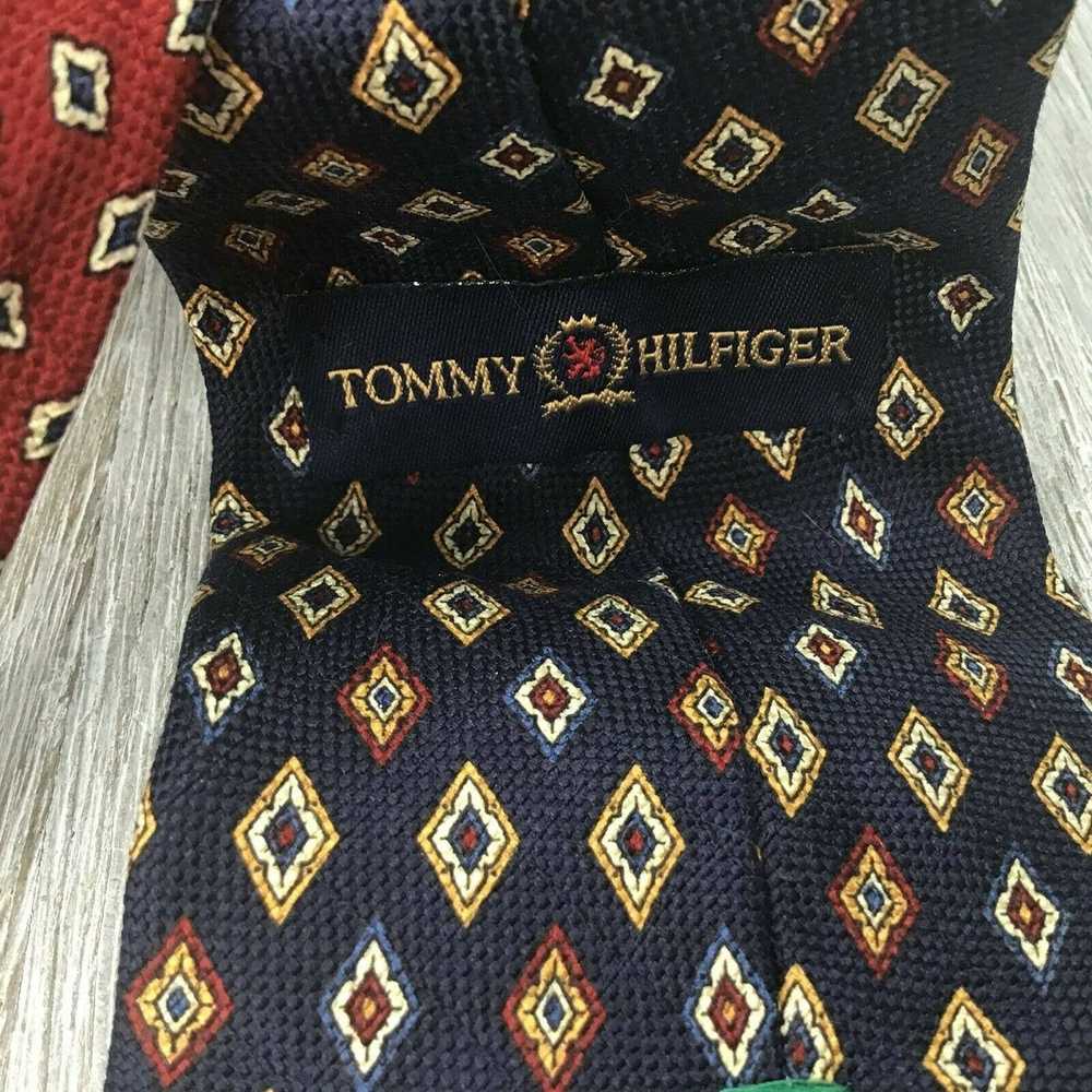 Tommy Hilfiger Tommy Hilfiger Necktie Silk Diamon… - image 5