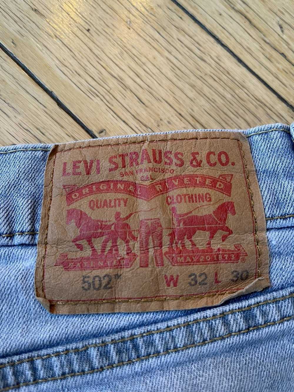 Levi's Vintage Light Wash Levi’s 502 Jeans - image 3