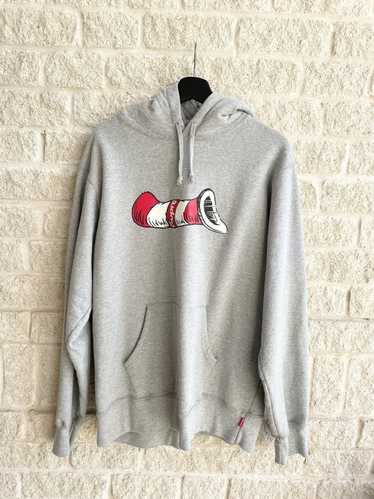 Supreme Supreme Cat in the Hat Hoodie Grey FW18