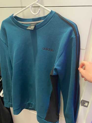 Adidas Blue Adidas Crewneck