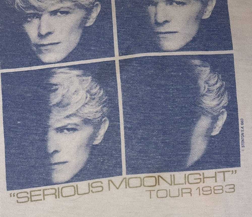 Vintage RARE DAVID BOWIE 83’ SERIOUS MOONLIGHT TO… - image 3