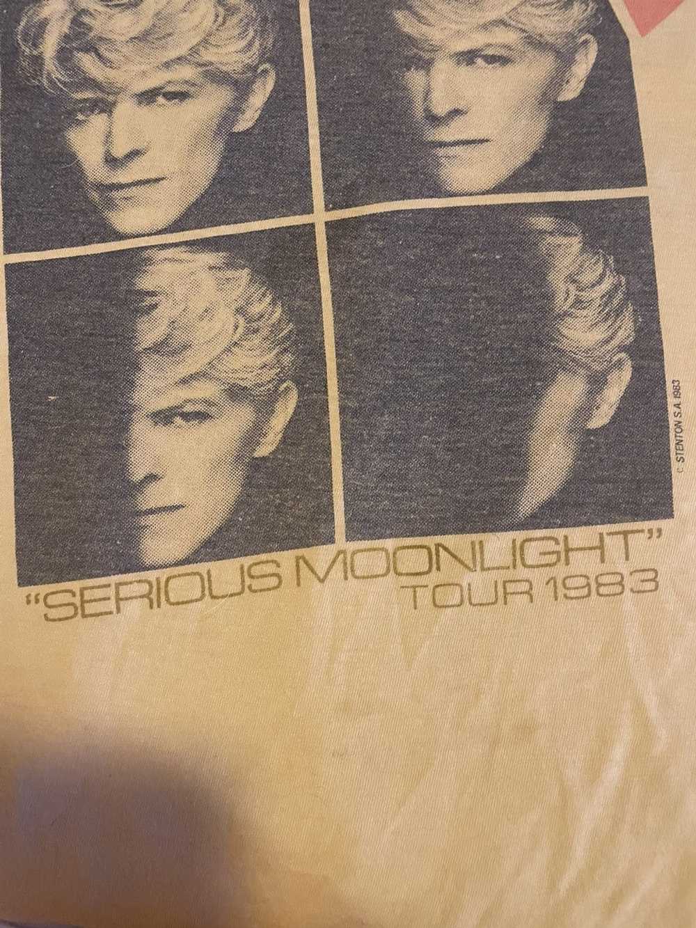 Vintage RARE DAVID BOWIE 83’ SERIOUS MOONLIGHT TO… - image 4