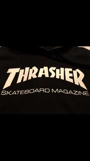 Vintage Thrasher Skateboard Black hoodie