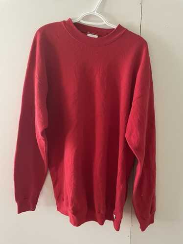 Athletic × Vintage Discus Athletic Red Sweater