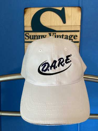 D.A.R.E Vintage DARE Spell Out Strap Back Hat