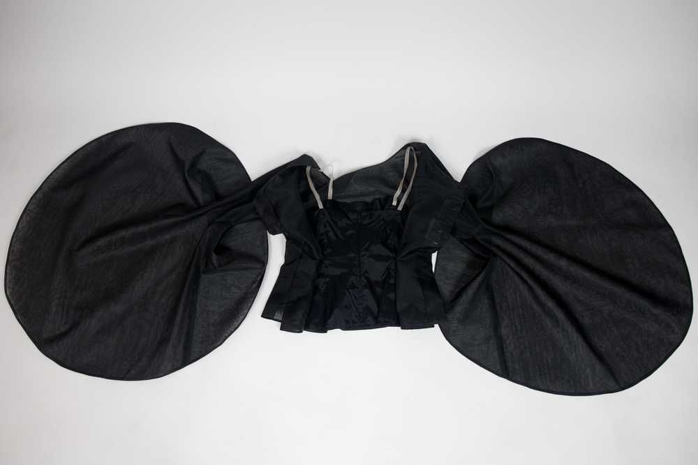 Pierre Cardin Organza Blouse With Batwing Sleeves… - image 4