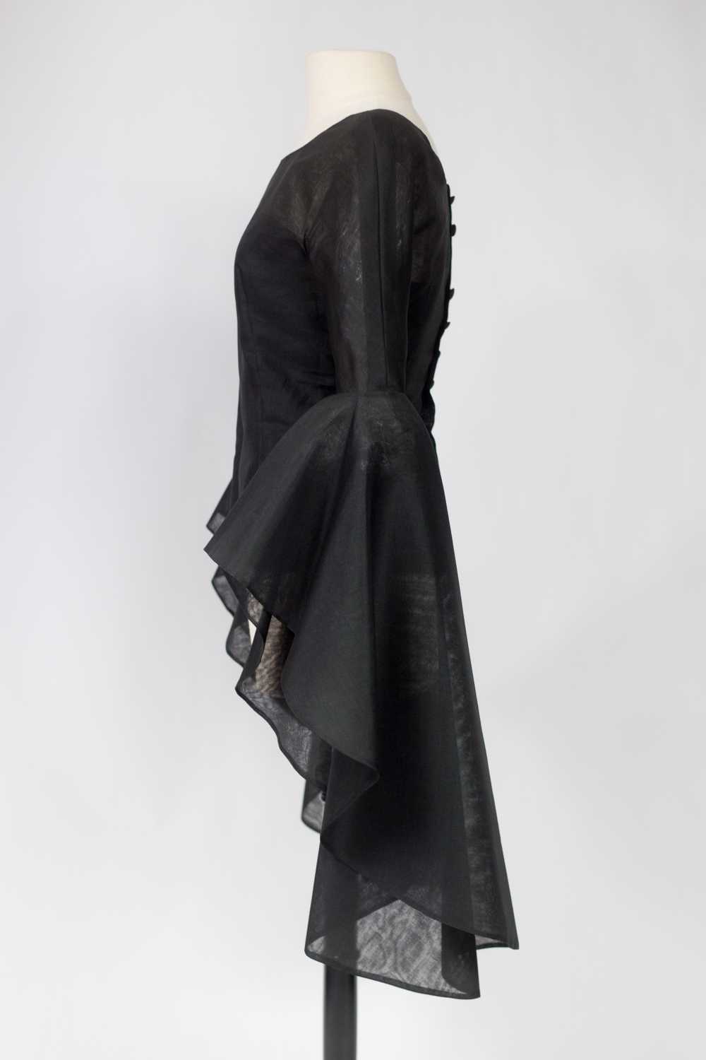 Pierre Cardin Organza Blouse With Batwing Sleeves… - image 9