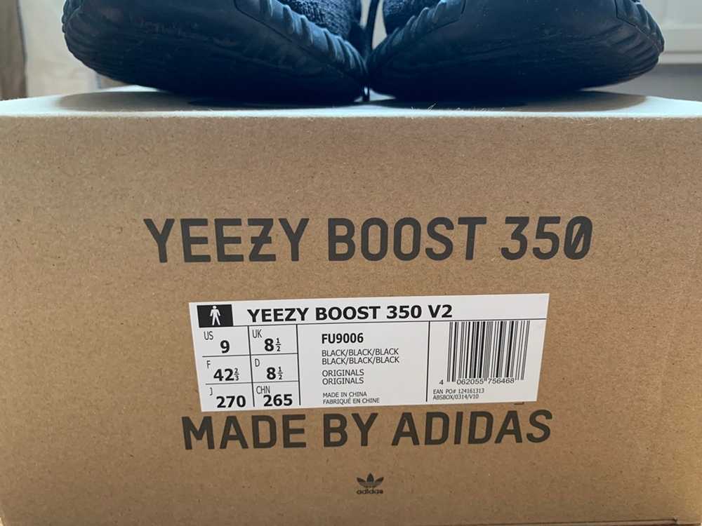 Adidas × Kanye West Yeezy Boost 350 V2 Black Non-… - image 5