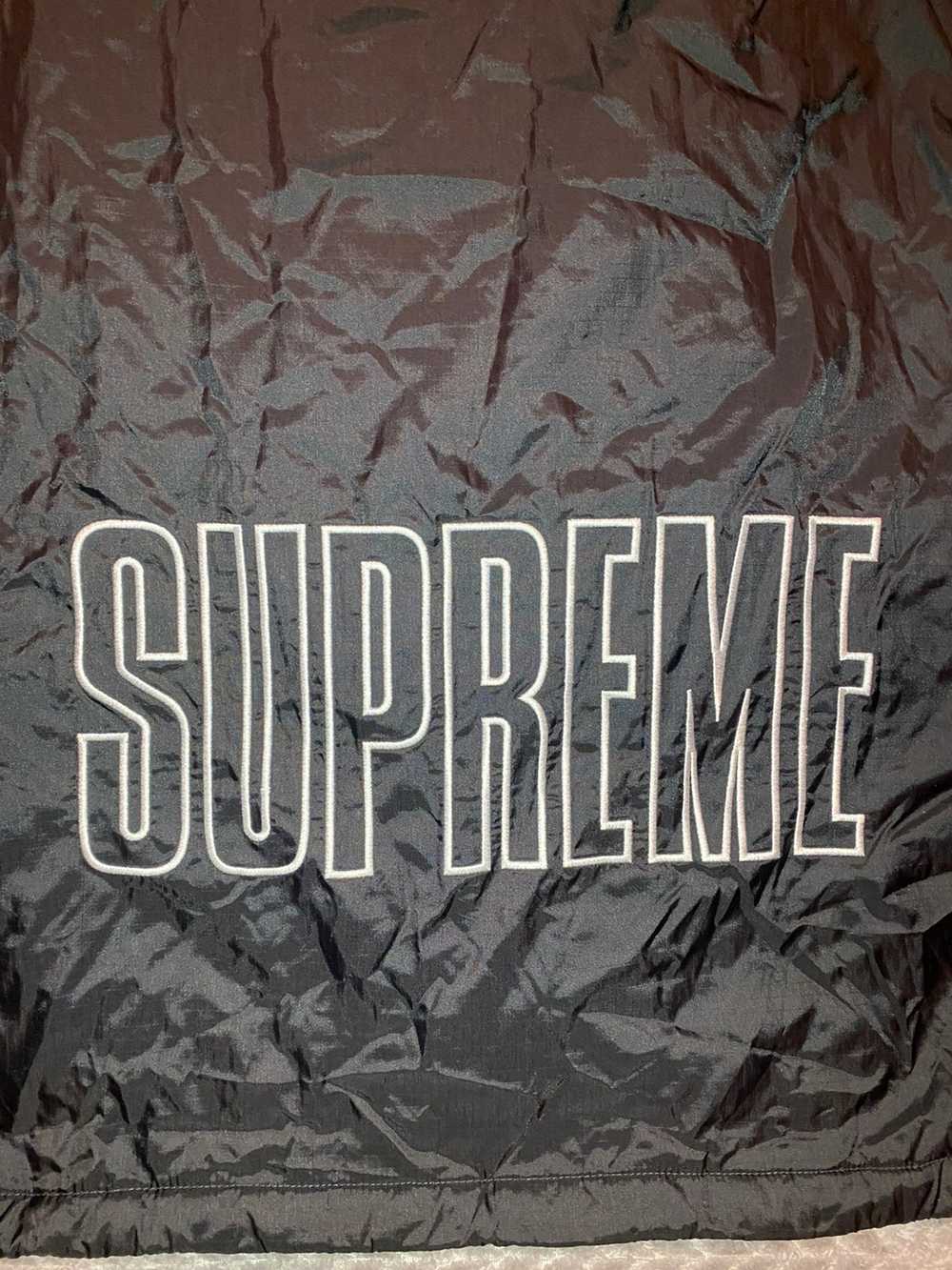 NEW SUPREME CHAMPION PULLOVER PARKA BLACK SIZE LARGE L SS18 LV KELLY  GARCONS CDG