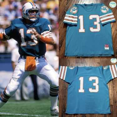 Macgregor Sand Knit Vintage NFL Dan Marino Jersey Large Miami Dolphins 13  USA