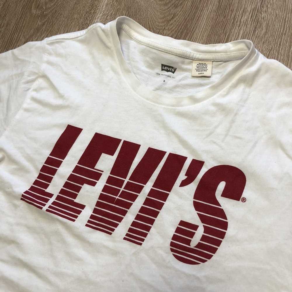 Levi's LEVI’S FREE SHIPPING size S T-Shirt White … - image 2