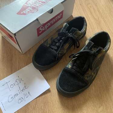 Supreme x Vans Old Skool Pro Coral Iridescent Size 9