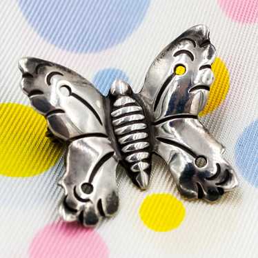 Hector Aguilar Butterfly Pin c1940 - image 1