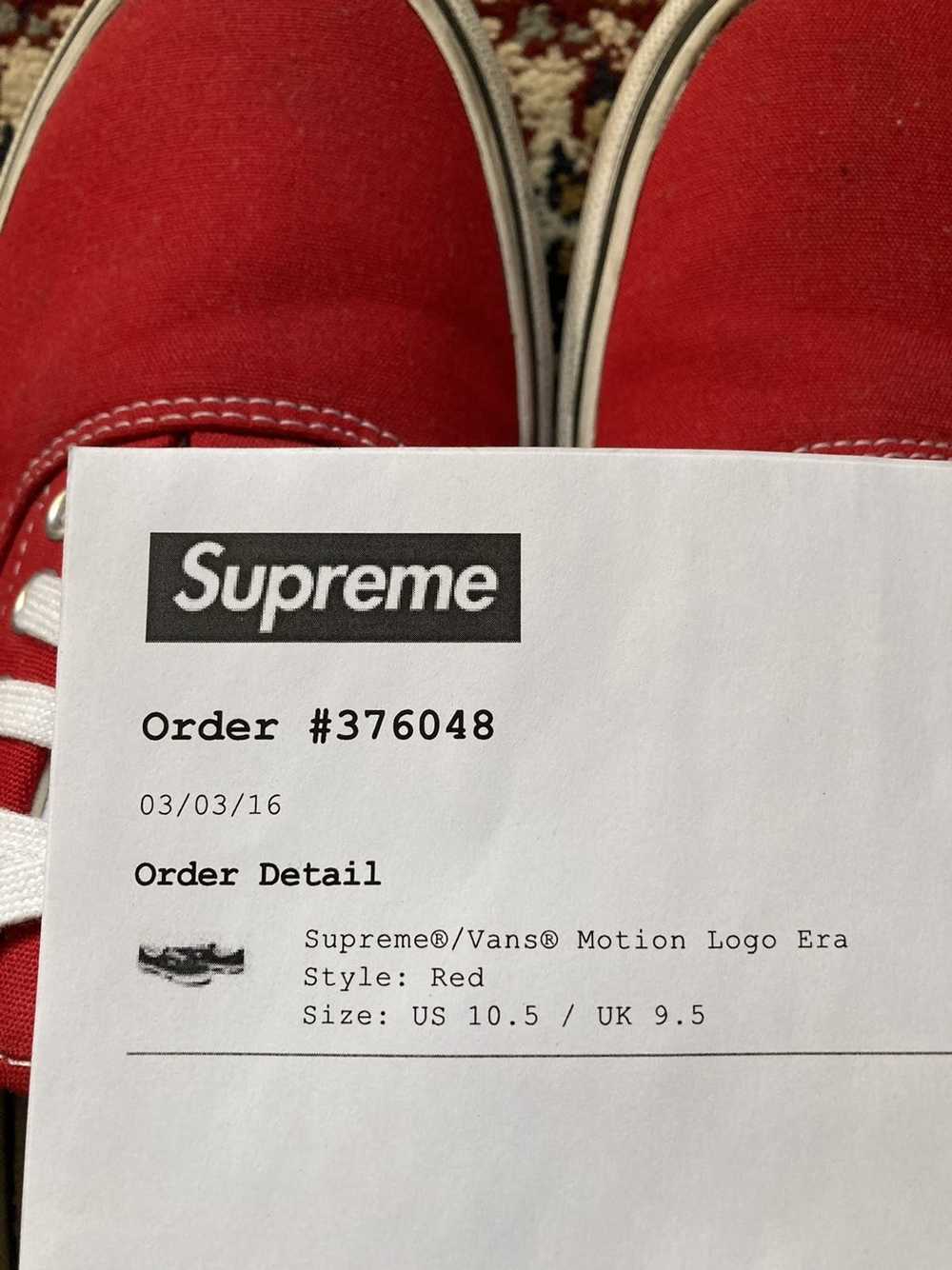 Supreme × Vans Vans Era Pro x Supreme Motion Logo… - image 7