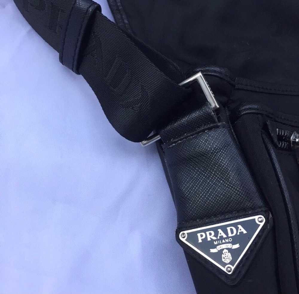 PRADA Re-Nylon Sling Backpack Black 1271734