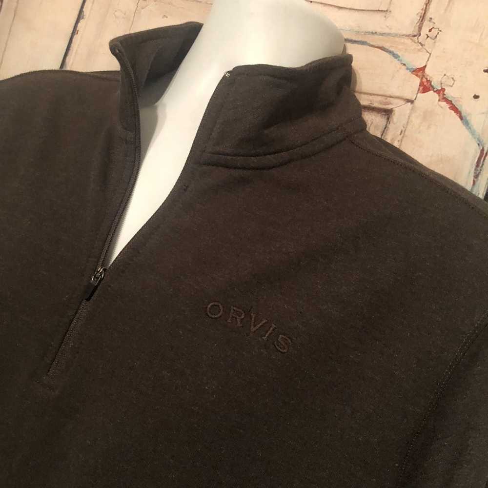 Orvis Orvis Mens 1/4 Zip Pullover - image 1