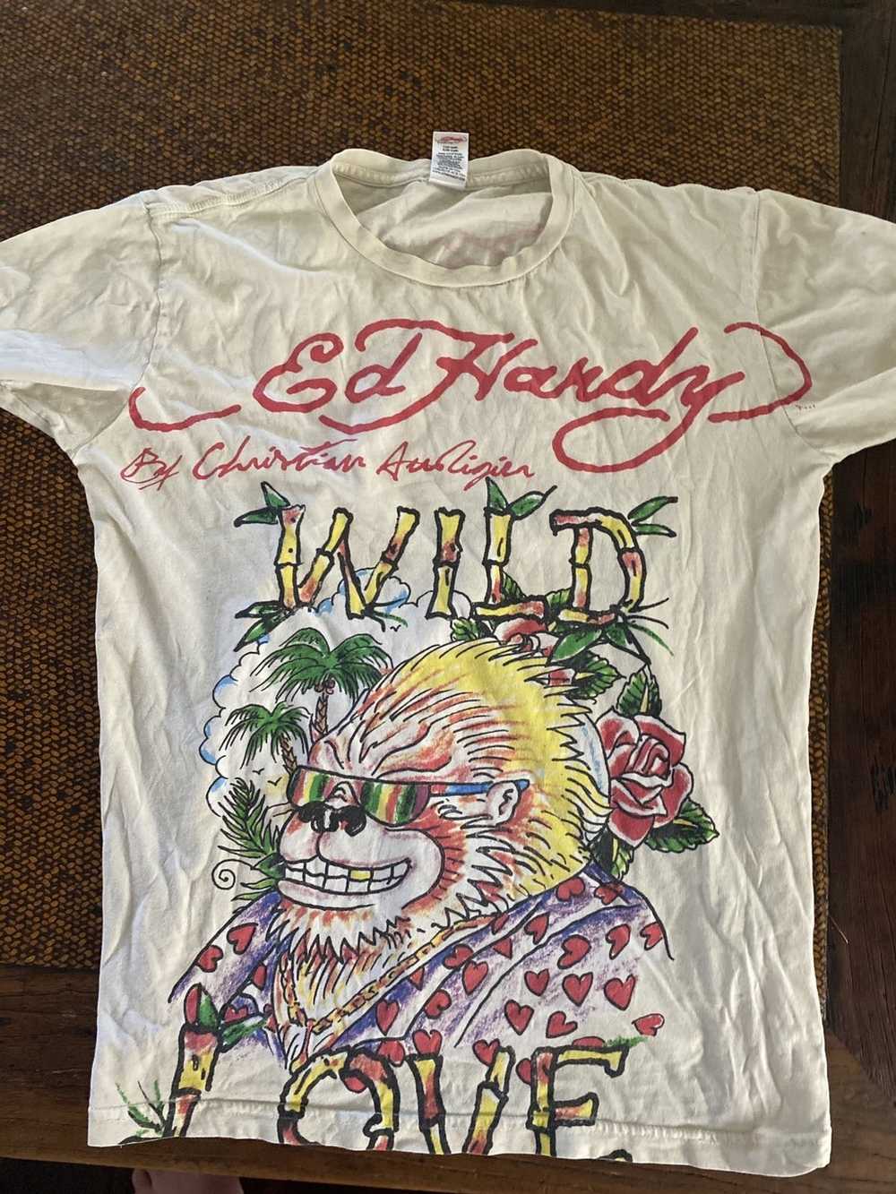 Ed Hardy × Vintage Ed hardy wild tee - image 2