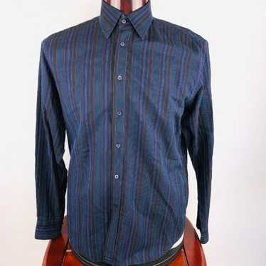 Ted Baker Ted Baker Striped Long Sleeve Button Do… - image 1