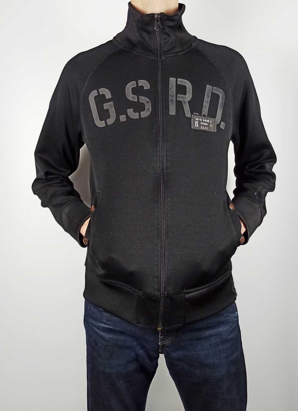 Gstar G-Star Raw Black Track Top Zip Suit Jacket … - image 1