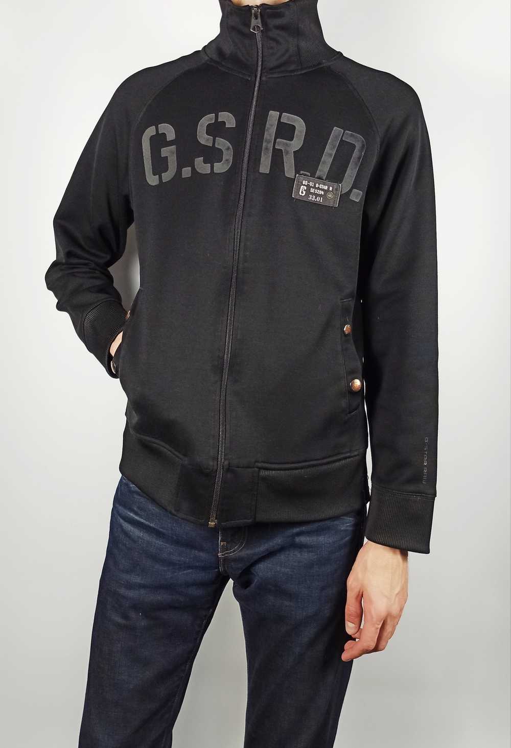 Gstar G-Star Raw Black Track Top Zip Suit Jacket … - image 2