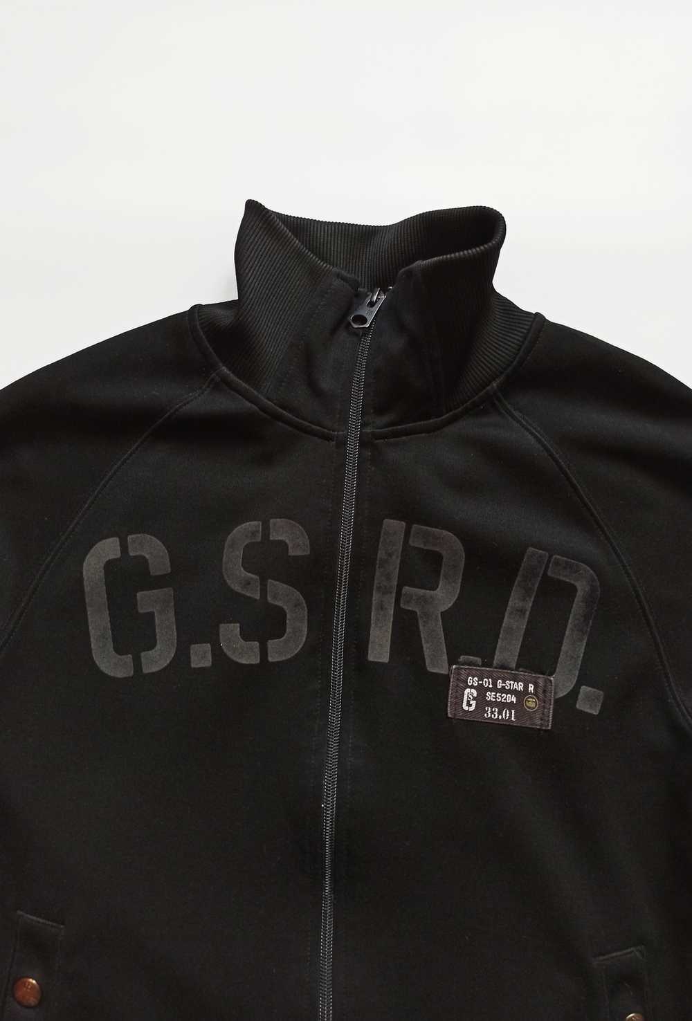 Gstar G-Star Raw Black Track Top Zip Suit Jacket … - image 5