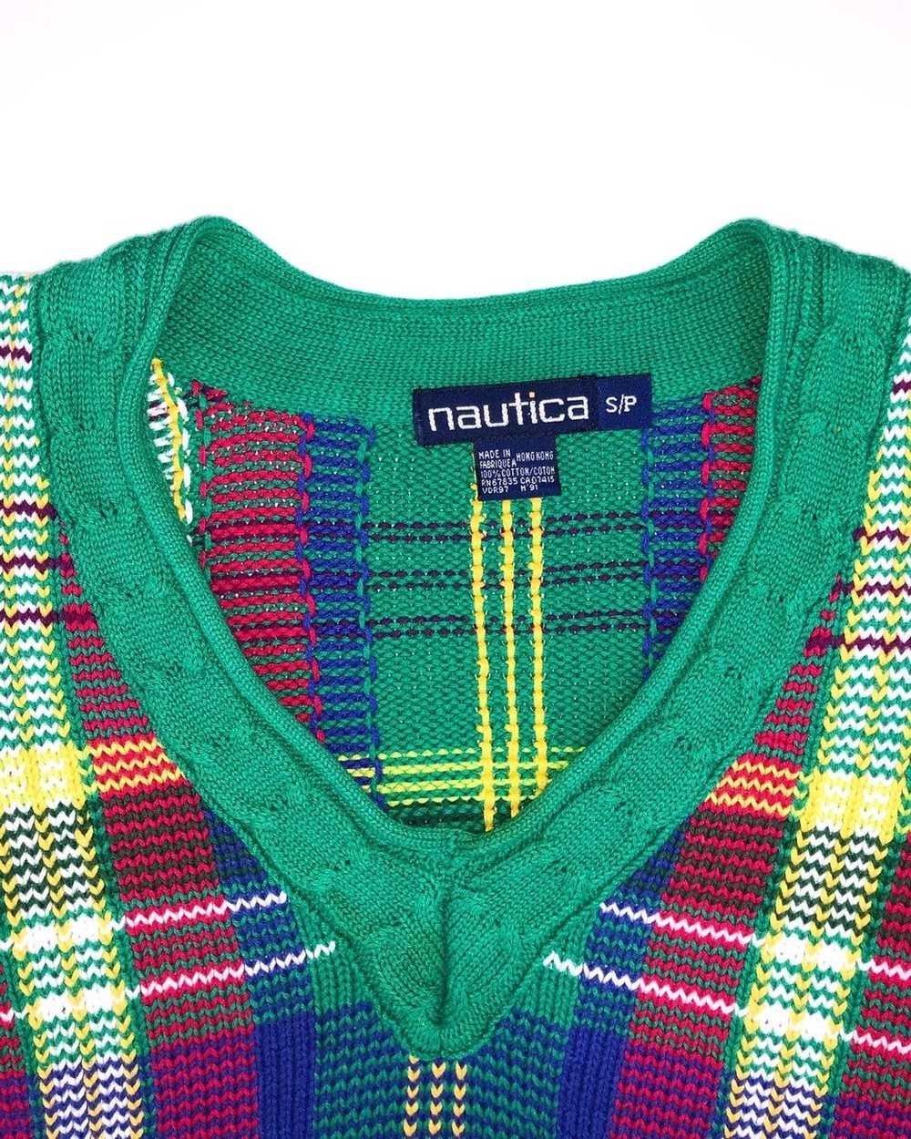 Nautica × Vintage Vintage 90s Nautica Sweater - image 3