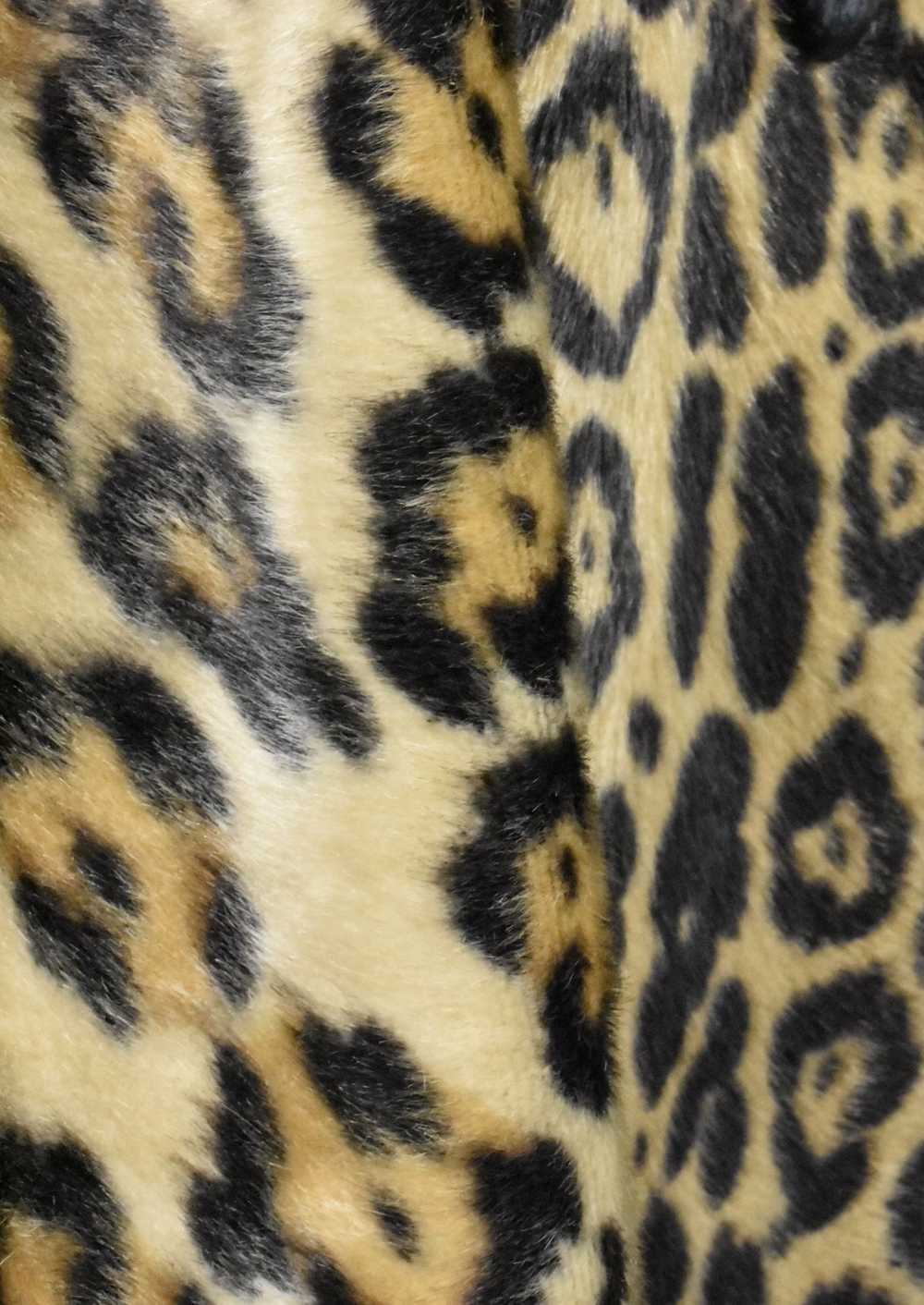Leopard Print Faux Fur Coat by Safari - image 10