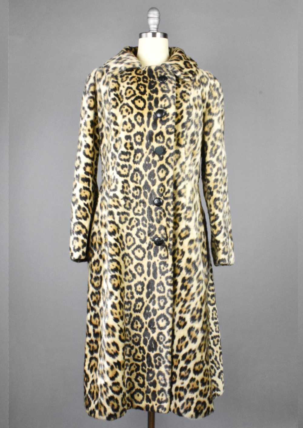 Leopard Print Faux Fur Coat by Safari - image 11