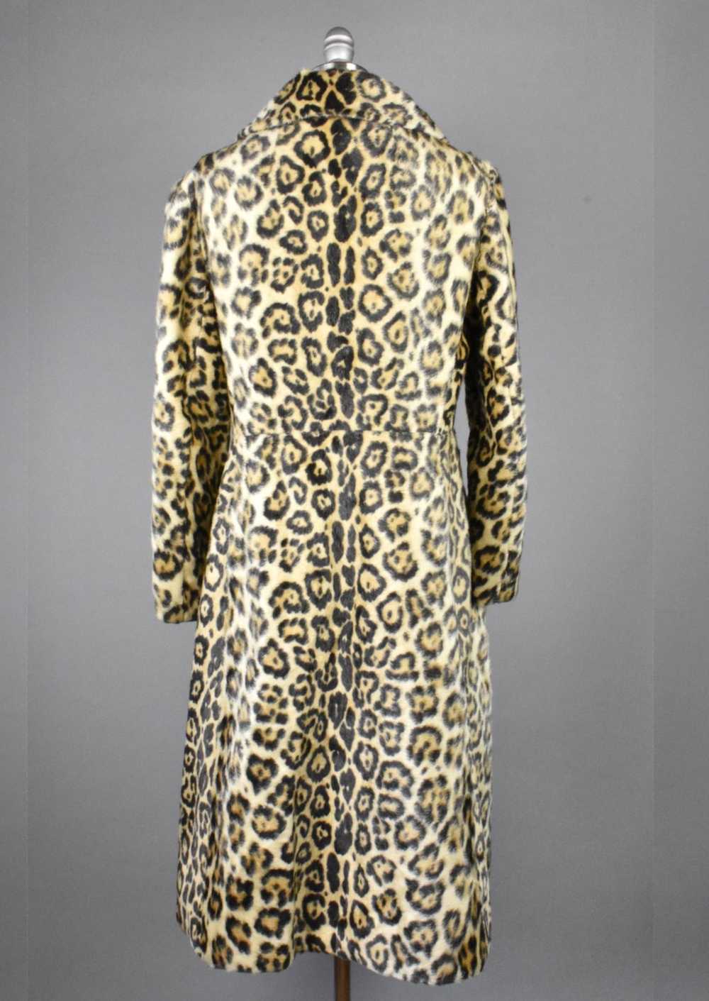 Leopard Print Faux Fur Coat by Safari - image 3