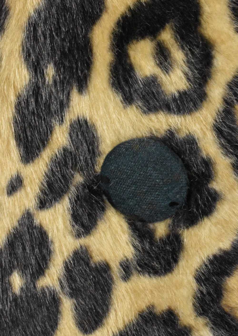 Leopard Print Faux Fur Coat by Safari - image 7