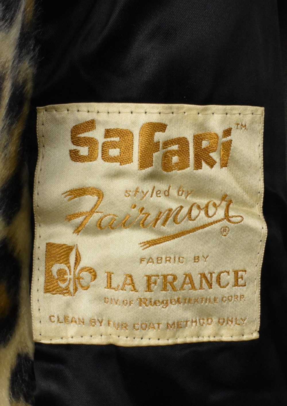 Leopard Print Faux Fur Coat by Safari - image 8