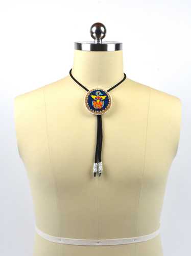 Beaded Thunderbird Bolo Tie