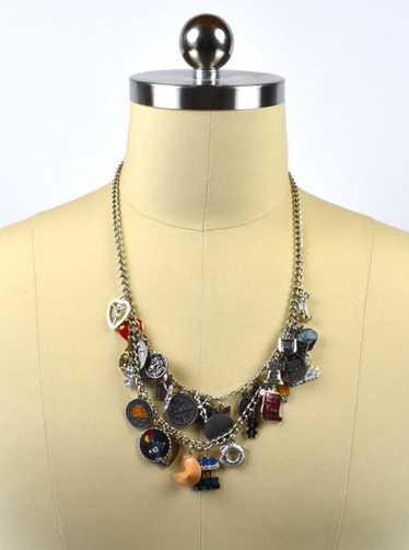 1980's-1990's TOPS Large Collection Charm Necklace - image 1
