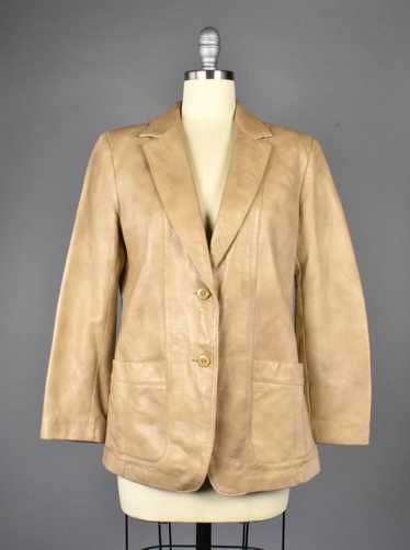 Lady Scully Leather Blazer