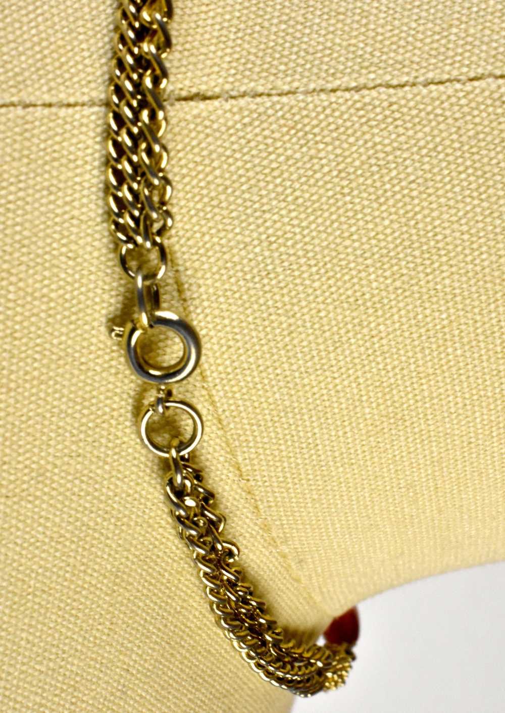 Beaded Mid Century Modern Drop Necklace - image 6
