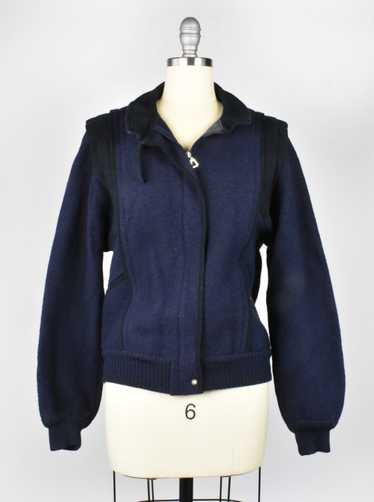 Navy Blue Wool Geiger Tyrol Jacket - image 1