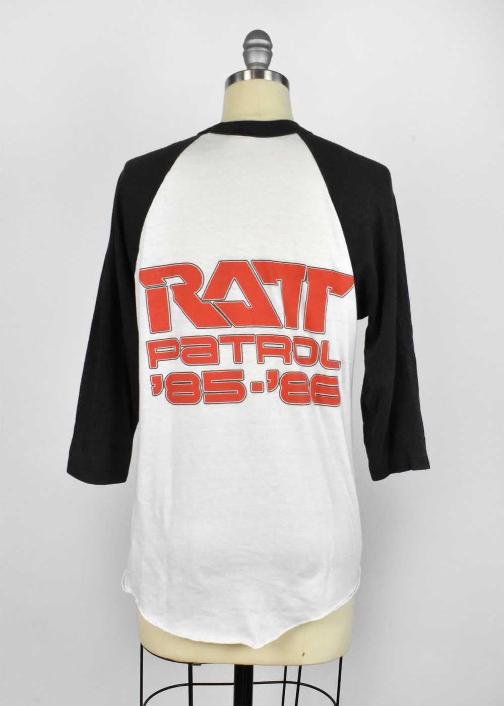 Ratt 1985-86 Ratt Patrol Tour Raglan Sleeve T-Shi… - image 2