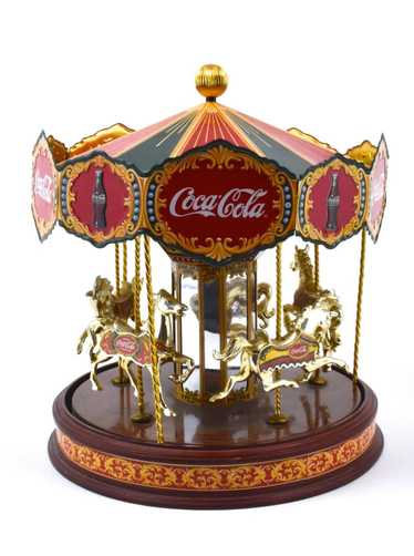 Coca Cola Musical Carousel by The Franklin Mint