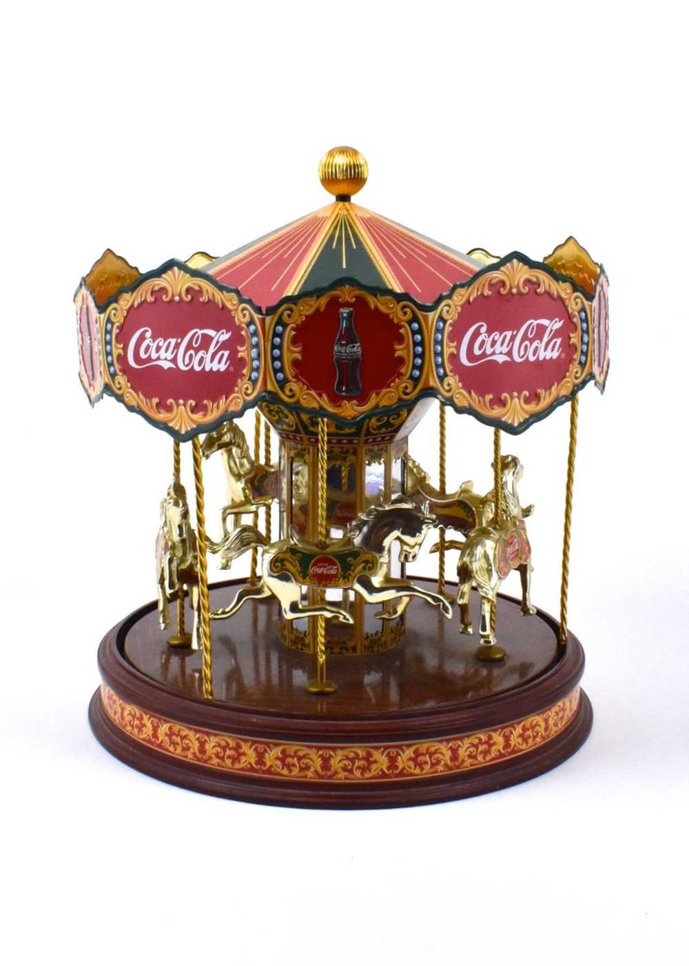 Coca Cola Musical Carousel by The Franklin Mint - image 6