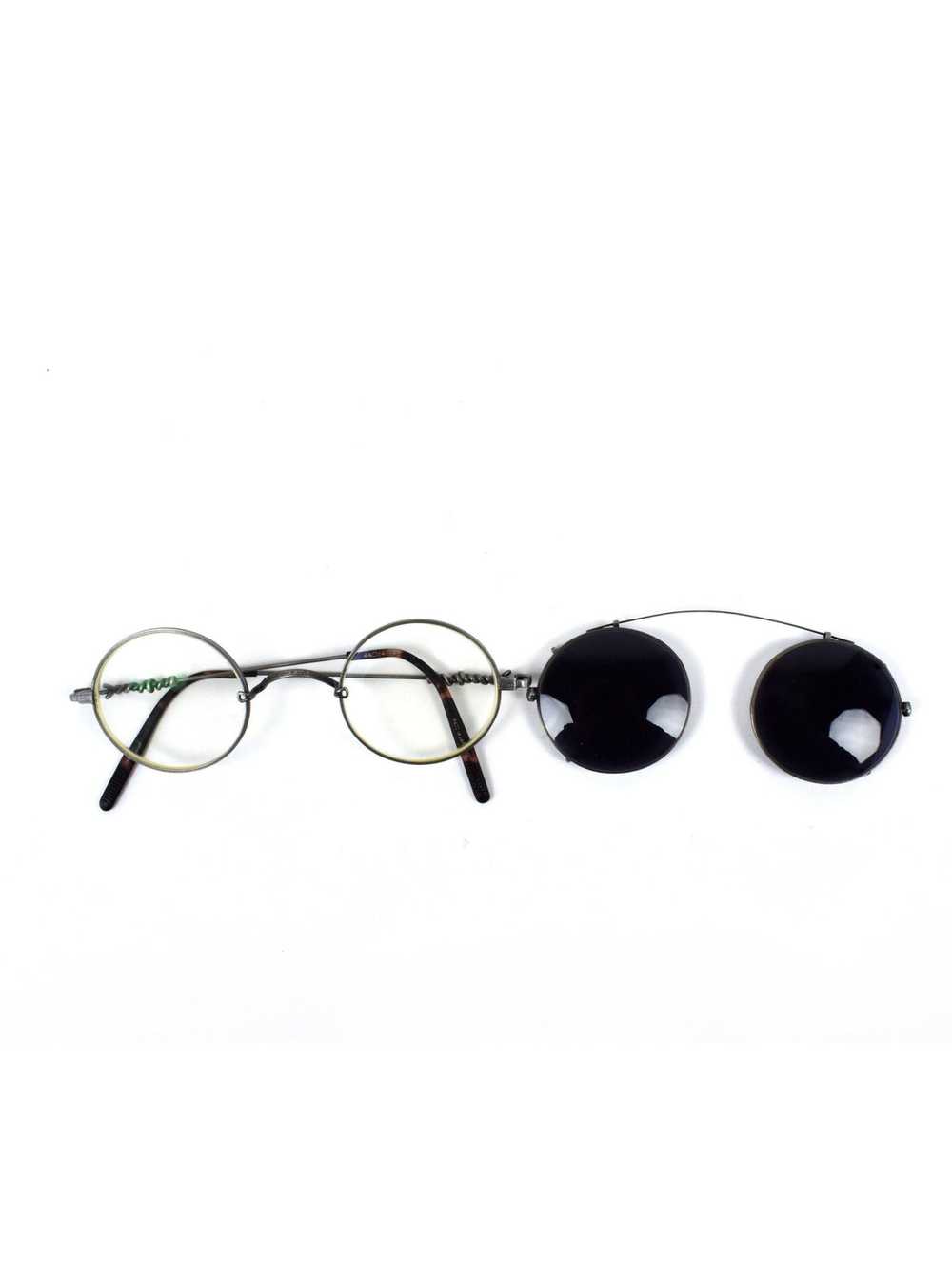 Rare Matsuda 2869 Detailed Frame Glasses with Cli… - image 1