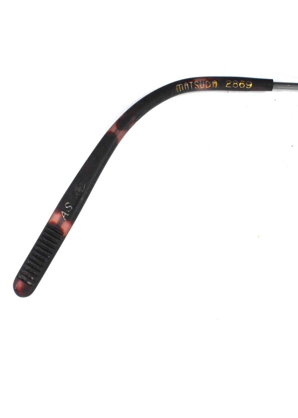 Rare Matsuda 2869 Detailed Frame Glasses with Cli… - image 5
