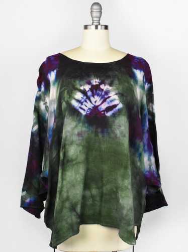 Tie Dye Dolman Long Sleeve Top