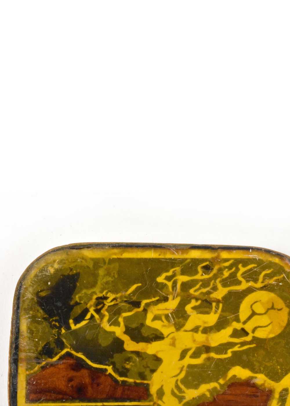 1970's Belt Buckle with Mountain and Tree Scene f… - image 3
