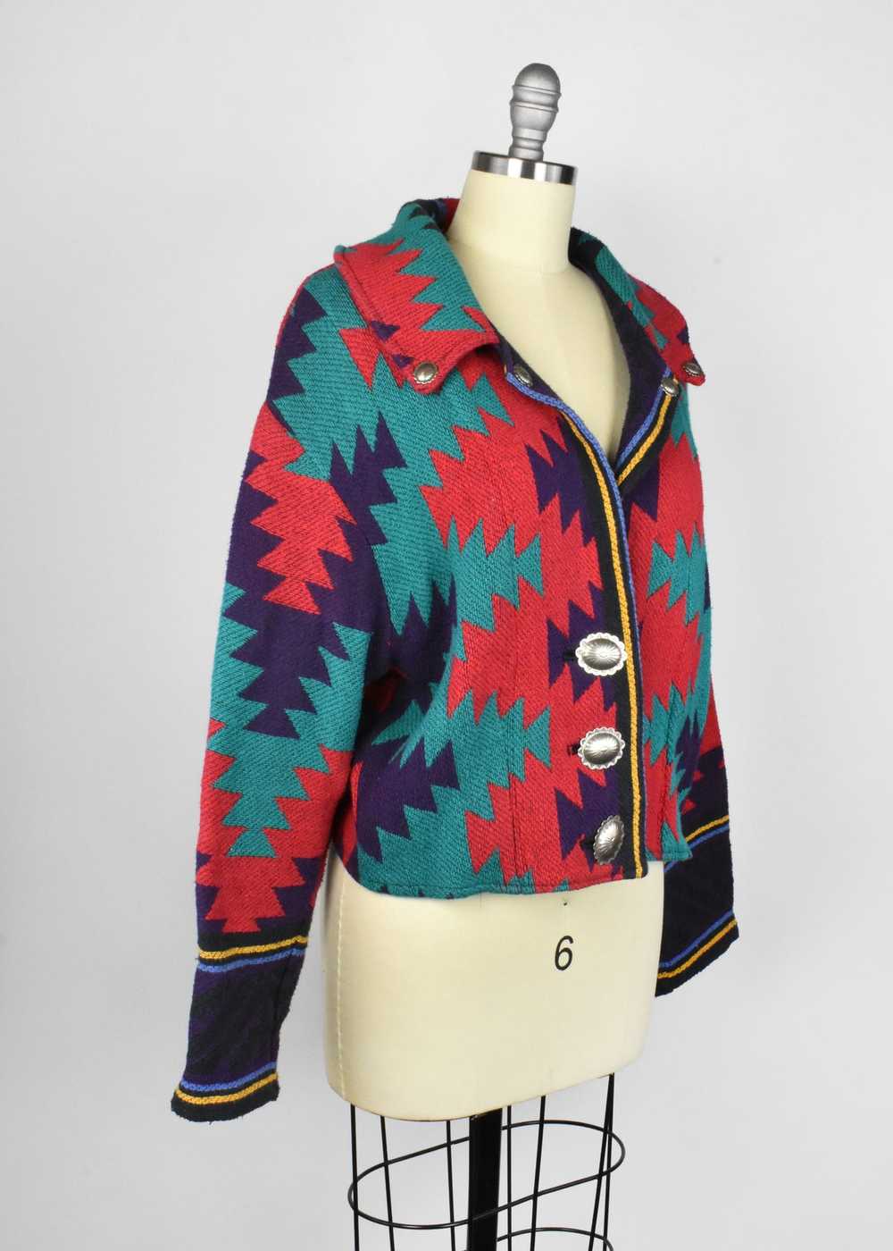 Southwestern Jacket with Concho Buttons - image 3