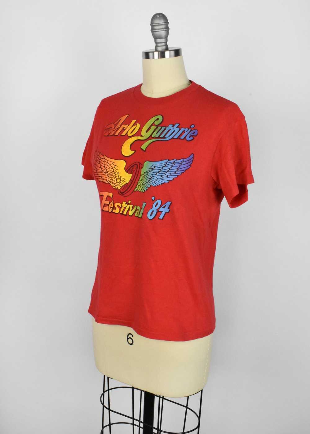 Arlo Guthrie Rolling Blunder Revival 1984 Tour T-… - image 6
