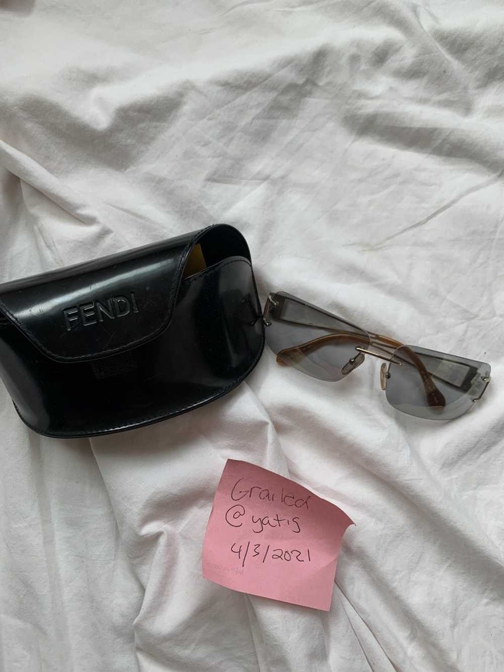 Fendi Vintage rimless Fendi Sunglasses - image 5