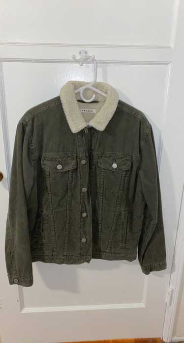 Pacsun Green corduroy Sherpa jacket